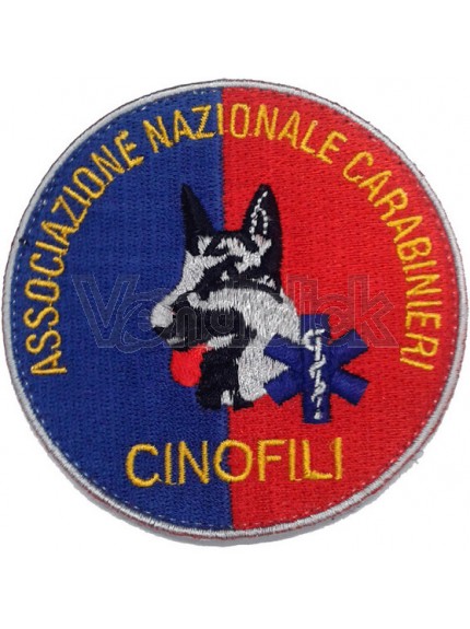 Ricamo Patch Logo Associazione Nazionale Carabinieri Cinofili
