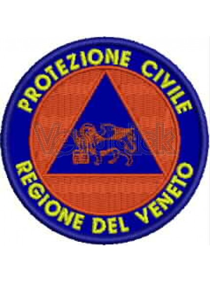 Ricamo Patch Logo Potezione Civile VENETO
